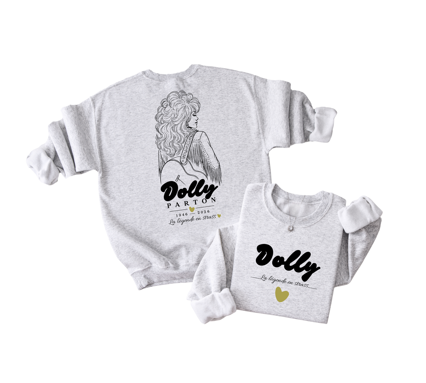 Dolly crewneck - La légende en strass