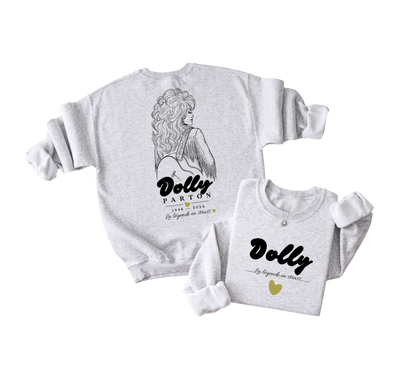 Dolly crewneck - La légende en strass