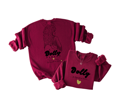 Dolly crewneck - La légende en strass