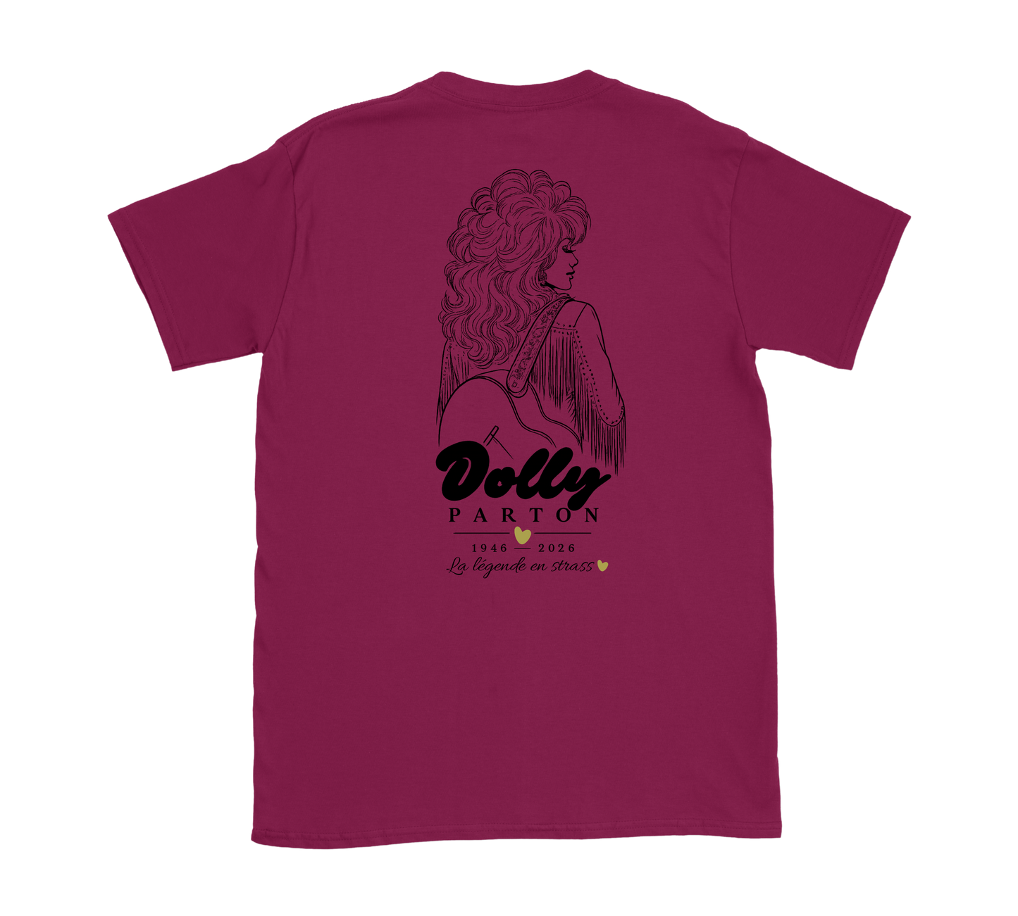Dolly T-shirt - La légende en strass