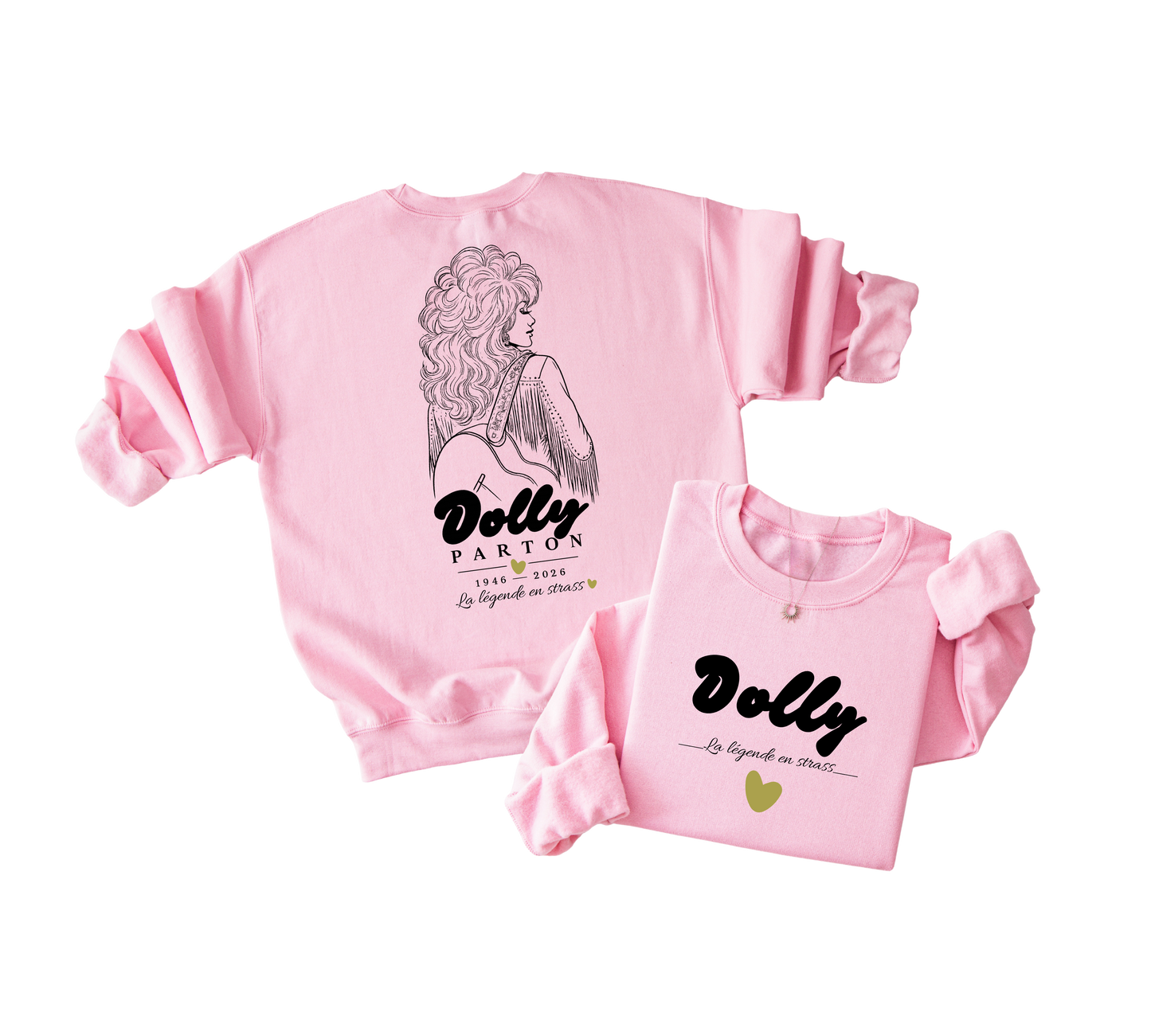 Dolly crewneck - La légende en strass