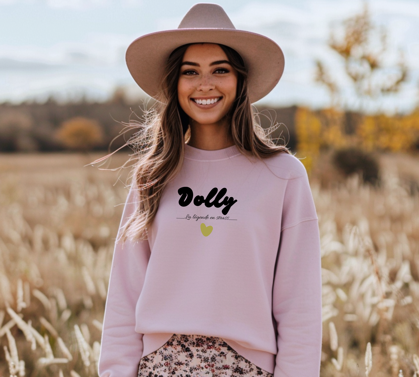 Dolly crewneck - La légende en strass