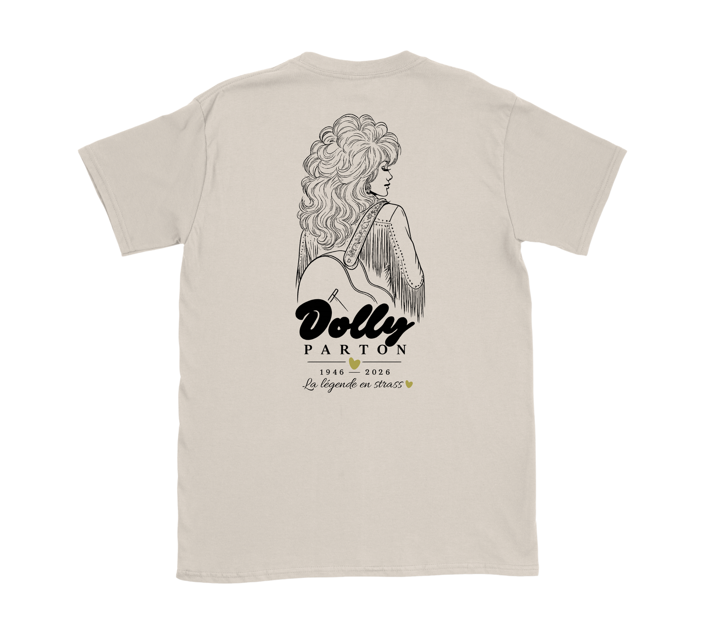 Dolly T-shirt - La légende en strass