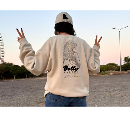 Dolly crewneck - La légende en strass